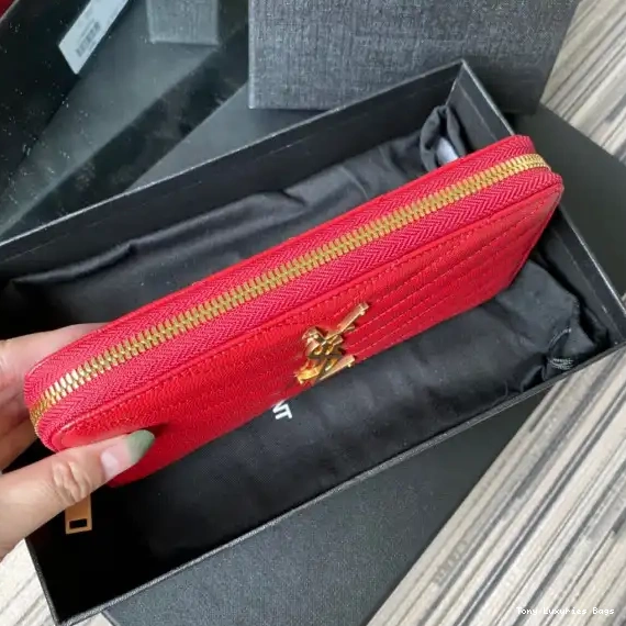 Tony Luxuries ZIPPY MONOGRAM WALLET YSL 0619